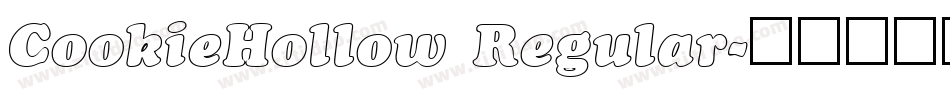 CookieHollow Regular字体转换
